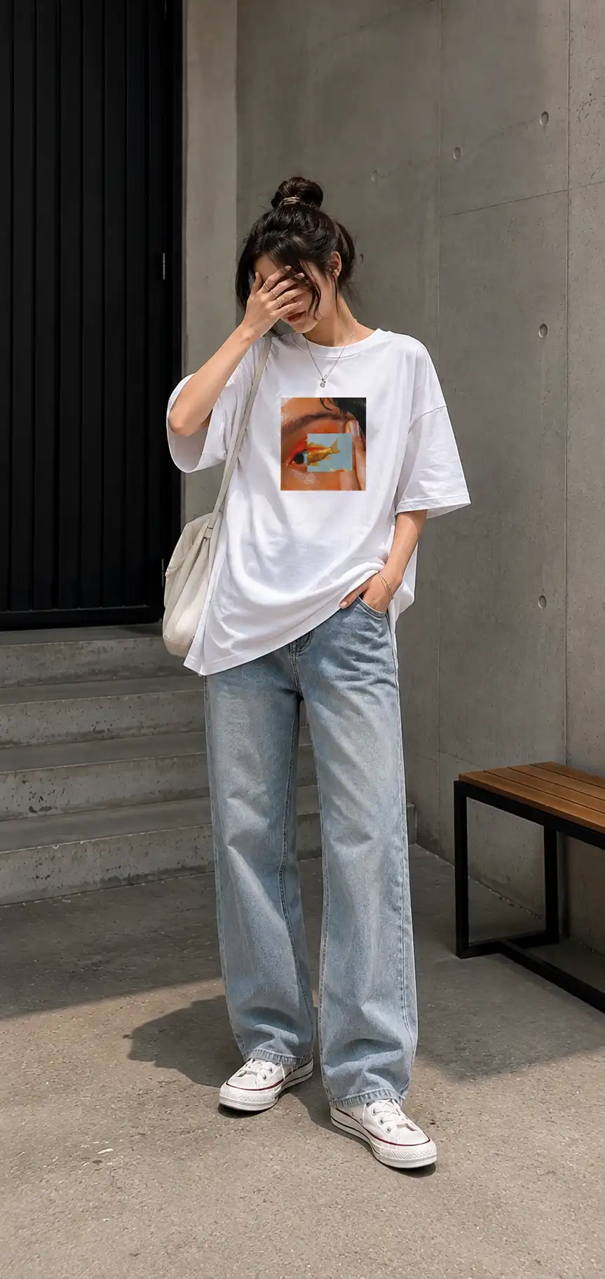 تیشرت پینترستی Goldfish Gaze 