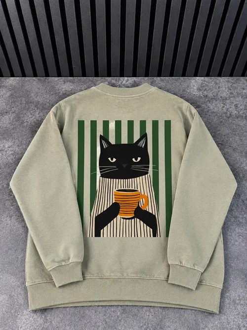 دورس دونخ Cat and coffee کرمی