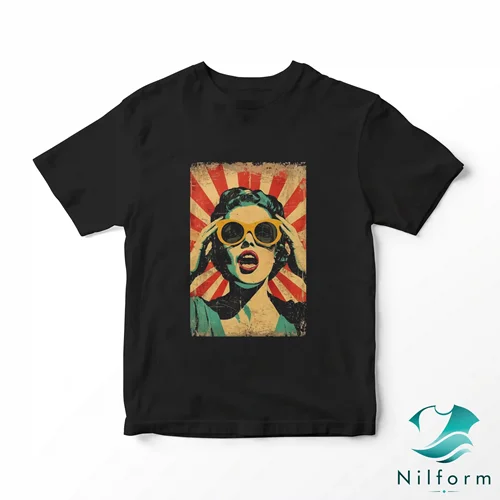 تیشرت وینتیج و هنری طرح Marilyn Monroe نخ پنبه - چاپ عالی | XL, 2XL, 3XL