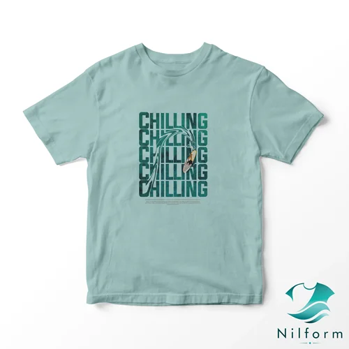 تیشرت پینترستی Chilling نخ پنبه اعلا | تیشرت وینتیج سایز XL تا 3XL