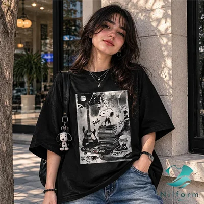 تیشرت پینترستی اسنوپی (Snoopy) نخ پنبه اعلا |  سایز XL تا 3XL